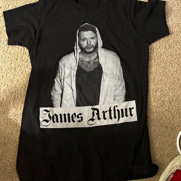 Tops - James Arthur Music Band Tour Tshirt